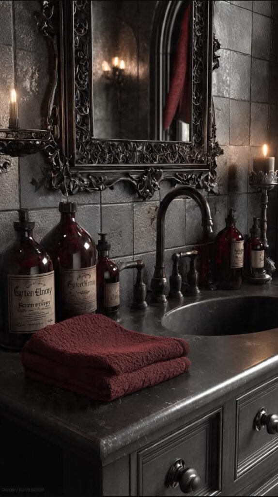 halloween bathroom decor